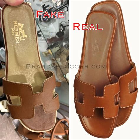 fake hermes shoes vs real|How To Spot Real Vs Fake Hermes Oran Sandals – LegitGrails.